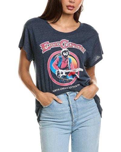 Chaser Brand Eric Clapton North American Tour T-shirt - Blue