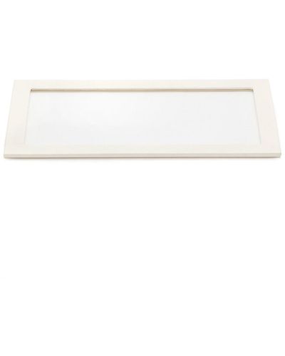 WOLF 1834 Vault Tray Glass Lid - White