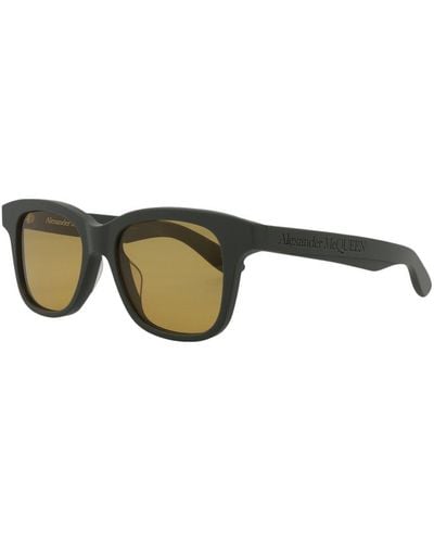 Alexander McQueen Am0382S 52Mm Sunglasses - Green