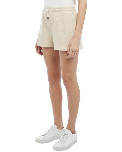 Theory Clean Linen-blend Short - White