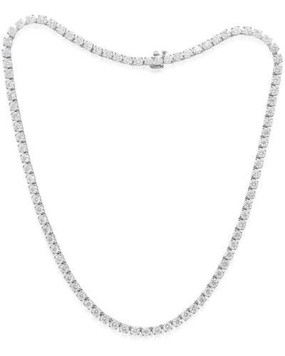 Diana M. Jewels Fine Jewelry 18k 17.10 Ct. Tw. Diamond Necklace - White