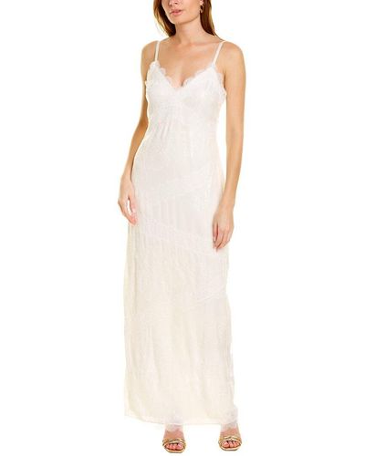 THEIA Camila Maxi Dress - White