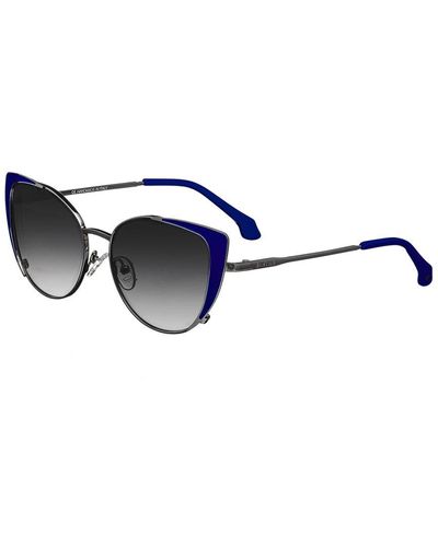 Bertha Brsit109-3 60mm Polarized Sunglasses - Blue