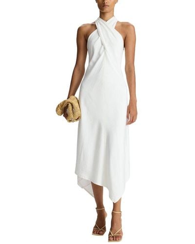 A.L.C. Quinn Linen-blend Dress - White