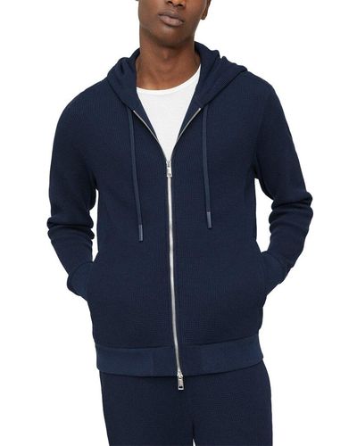 Theory Mattis Hoodie - Blue