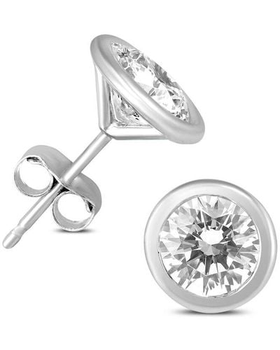 The Eternal Fit 14k 1.00 Ct. Tw. Diamond Earrings - Metallic