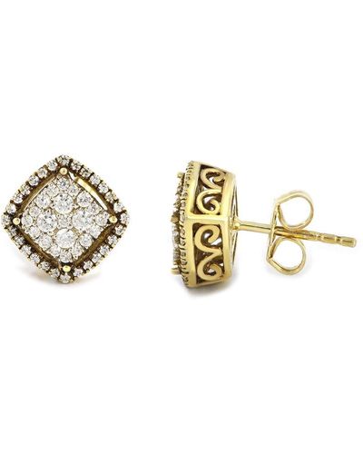 Monary 14k 0.49 Ct. Tw. Diamond Earrings - Metallic