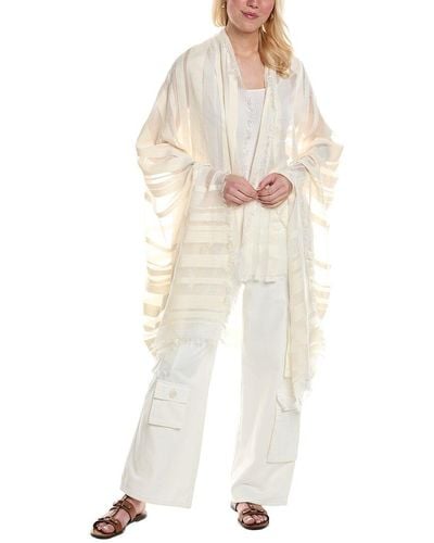 Vince Variegated Wrap - White