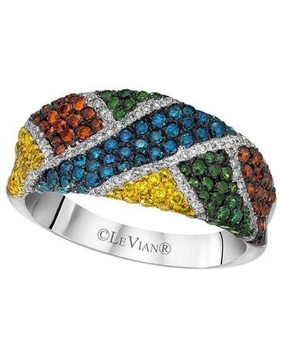 Le Vian Le Vian Exotics 14k Vanilla Gold 1.22 Ct. Tw. Diamond Ring - Multicolor