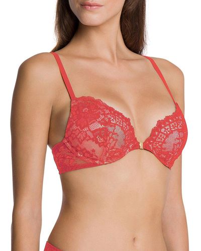 Wolford Push-up Demi Bra - Red