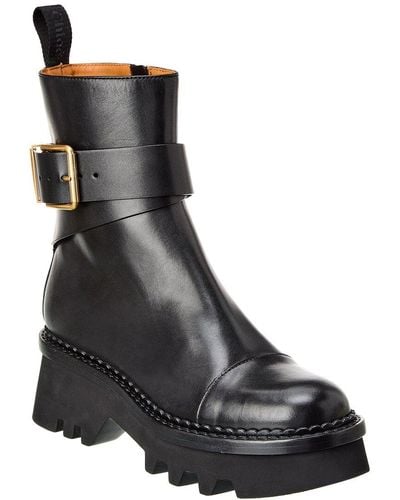 Chloé Owena Ankle Boot - Black