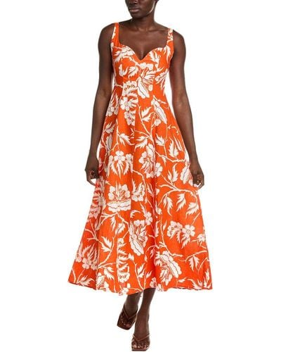 Mara Hoffman Midi Dress - Orange