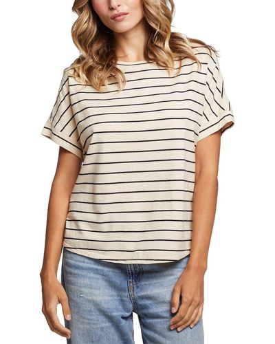 Chaser Brand Jersey Stripe Amber T-shirt - Multicolor