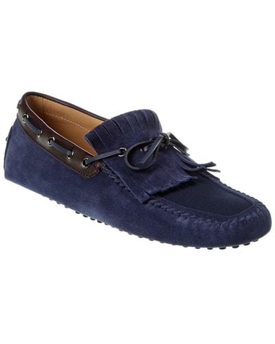 Tod's Suede Moccasin - Blue