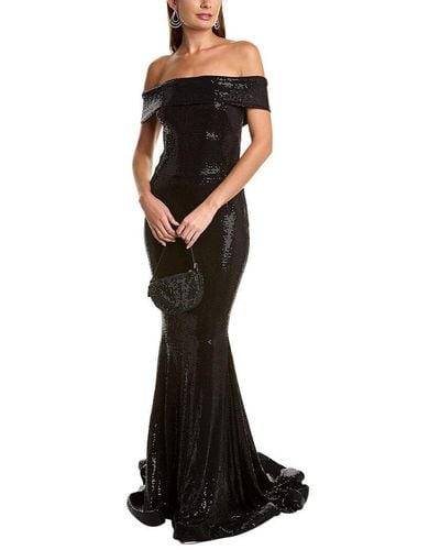 Issue New York Sequin Gown - Black