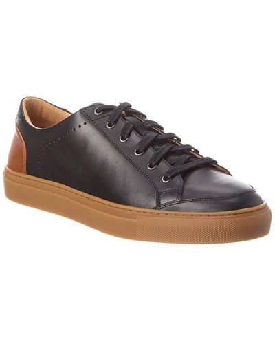 Warfield & Grand Alta Leather Sneaker - Black