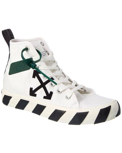 Off-White c/o Virgil Abloh Mid-top Logo Sneakers - White