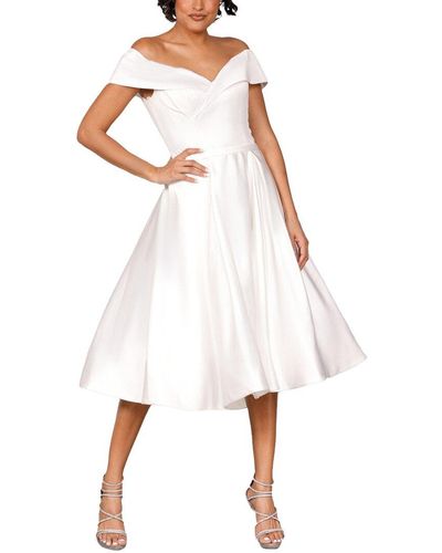 Terani Midi Dress - White
