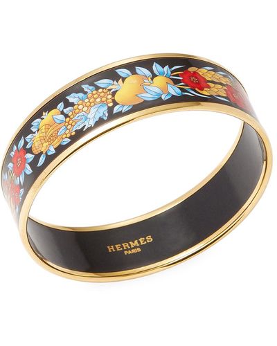 Hermès Vintage Hermes Enamel Bangle - Multicolor