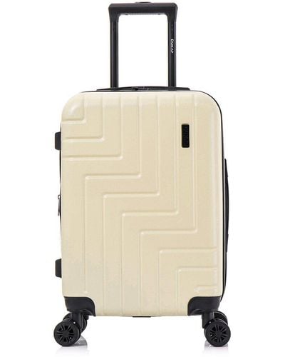 DUKAP Zahav Lightweight Expandable Hardside Spinner Luggage 20" - Natural