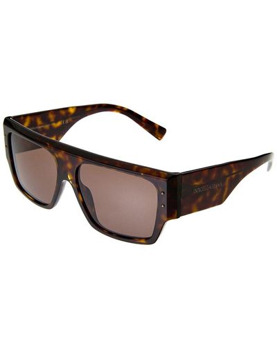 Dolce & Gabbana 56mm Sunglasses - Brown