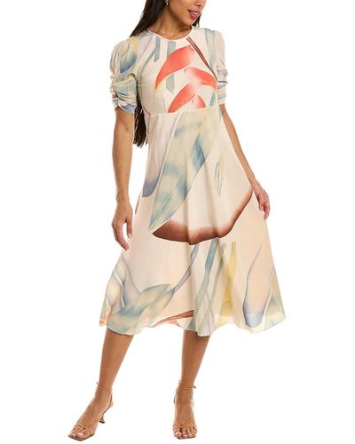 Etro Silk Dress - Natural