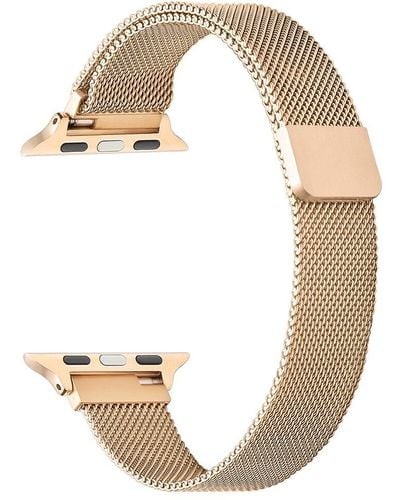 The Posh Tech Skinny Metal Loop Apple Watch Replacement Band - Natural
