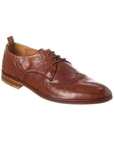 Antonio Maurizi Wingtip Leather Loafer - Brown