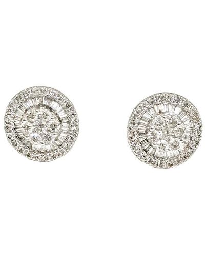 Arthur Marder Fine Jewelry 18k 1.00 Ct. Tw. Diamond Earrings - Metallic