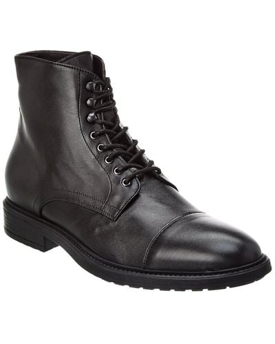 Bruno Magli Rufino Leather Boot - Black