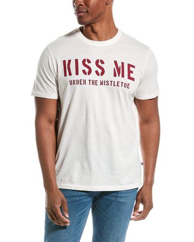 Sol Angeles Kiss Me Crew T-shirt - White