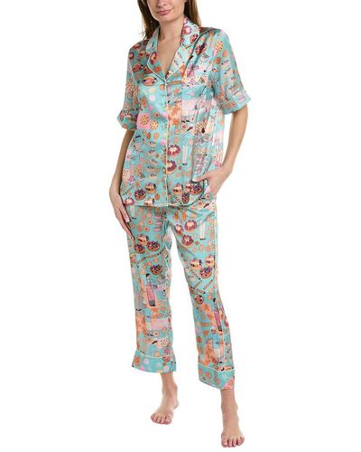 Karen Mabon 2pc Pyjama Set - Blue