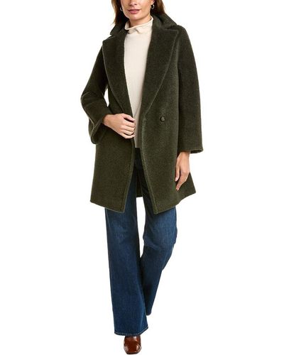 Cinzia Rocca Wool & Alpaca-blend Coat - Black