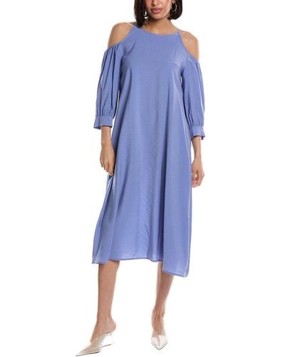 Peserico Midi Dress - Blue