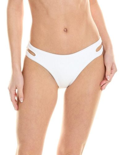 Becca Modern Edge Bikini Bottom - White