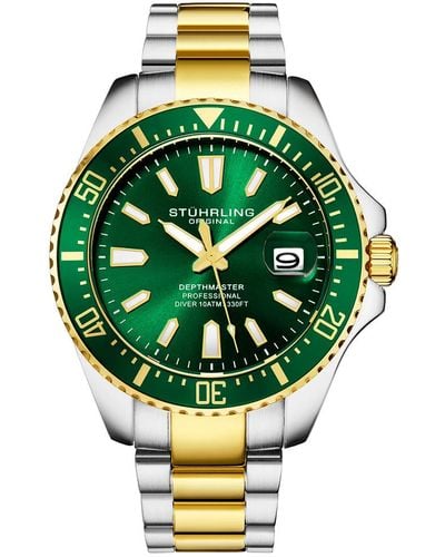 Stuhrling Original Stuhrling Original Aquadiver Watch - Green