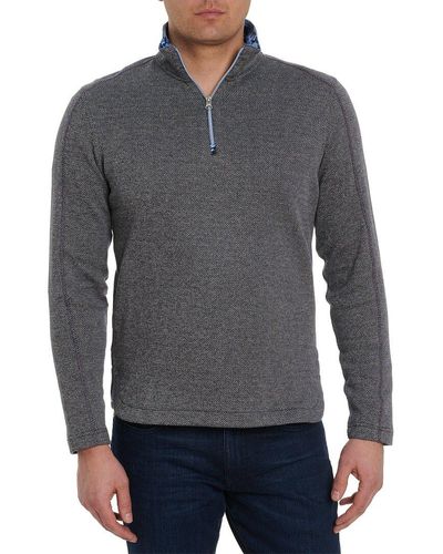 Robert Graham Delage Knit Classic Fit Shirt - Gray