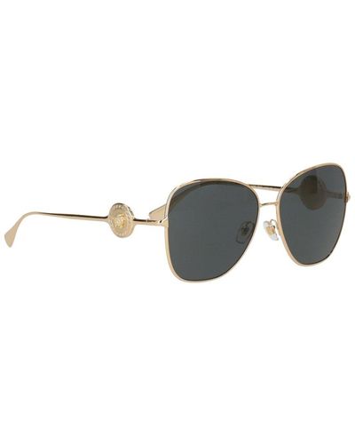 Versace Ve2256 60mm Sunglasses - Metallic