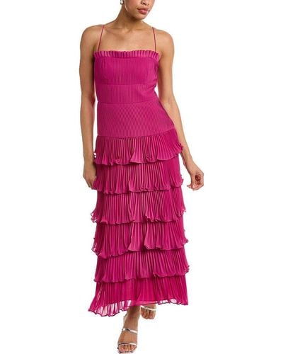 AMUR Viola Midi Dress - Pink