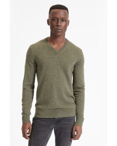 Everlane The Cashmere V-neck Sweater - Green