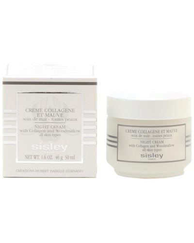 Sisley 1.6Oz Night Cream With Collagen And Woodmallow - White