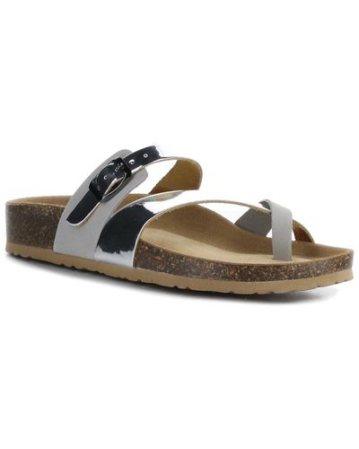 Bos. & Co. Bos. & Co. Parr Suede & Leather Sandal - Brown