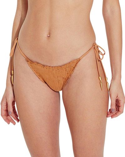 ViX Scales Diara Ripple Cheeky Bottom - Natural