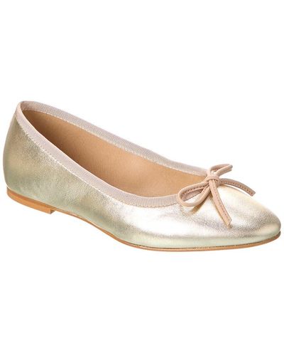 M by Bruno Magli Emy Leather Flat - White