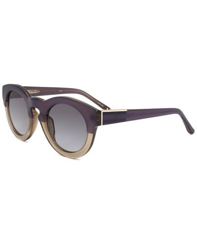 Linda Farrow Pl38 49mm Sunglasses - Brown