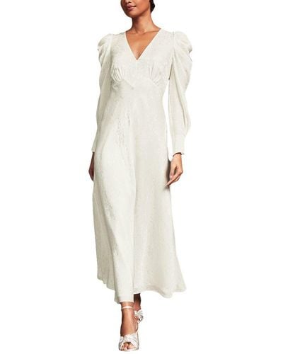 LK Bennett Rose Silk Dress - White