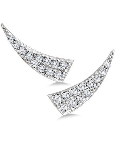 Monary 14k 0.24 Ct. Tw. Diamond Earrings - White