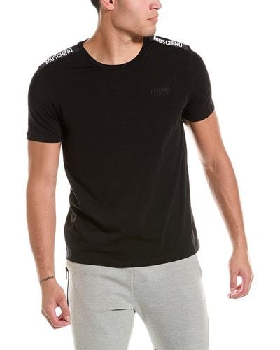 Moschino Logo Tape T-shirt - Black