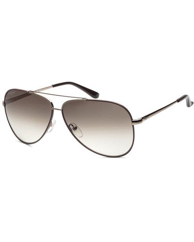 Ferragamo Salvatore Sf131s 60mm Sunglasses - Metallic