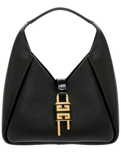 Givenchy G Mini Leather Hobo Bag - Black